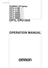 CP1L CPU Unit