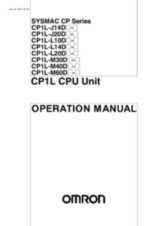 CP1L CPU Unit (including CP1L-J)