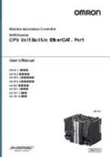 NJ/NX-Series CPU Unit Built-in EtherCAT Port