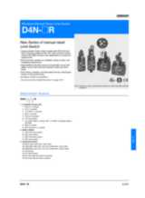 D4N-_R Miniature Manual Reset Limit Switch