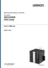 NJ-Series SECS/GEM CPU Units