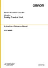 NX Series Safety Control Unit Instructions