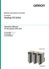  CJ-Series Analog I/O Units for NJ-Series (CJ1W-AD0[], -DA0[], -MAD42)
